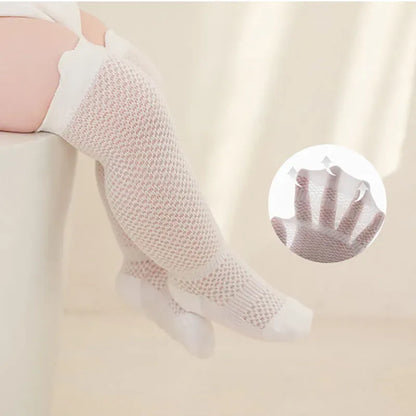 ベビー用靴下・タイツ ベビーソックス 靴下3足セット メッシュハイソックス【mh0004657】