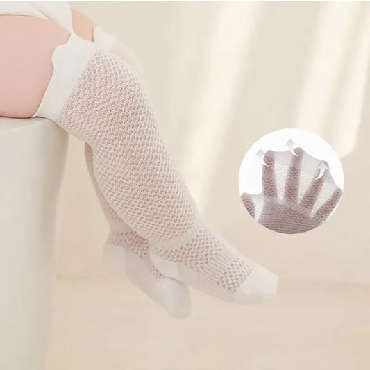 ベビー用靴下・タイツ ベビーソックス 靴下3足セット メッシュハイソックス【mh0004657】