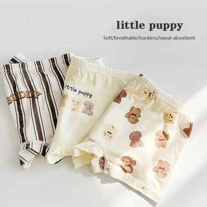 幼児用下着 キッズショーツ 男の子/女の子下着 ボーイズ/ガールズアンダーウェア 3枚セット ボクサーブリーフ【mh0005806】