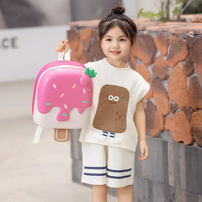 バックパック キッズバックパック アイス型リュック エッグシェル鞄 4カラー【mh0006943】