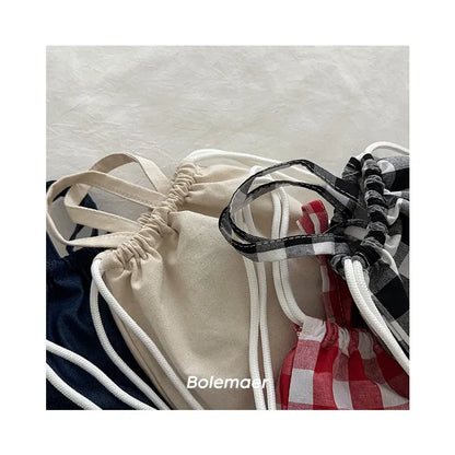 バックパック キッズバッグ 持ち手付きナップサックリュックバックパック鞄 4カラー【mh0007473】