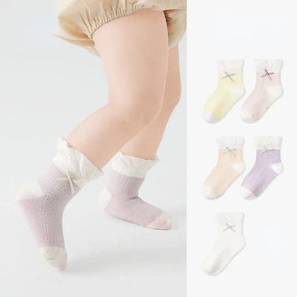 ベビー用靴下・タイツ ベビーソックス 靴下 5足セット ショートソックス サマーソックス【mh0005280】