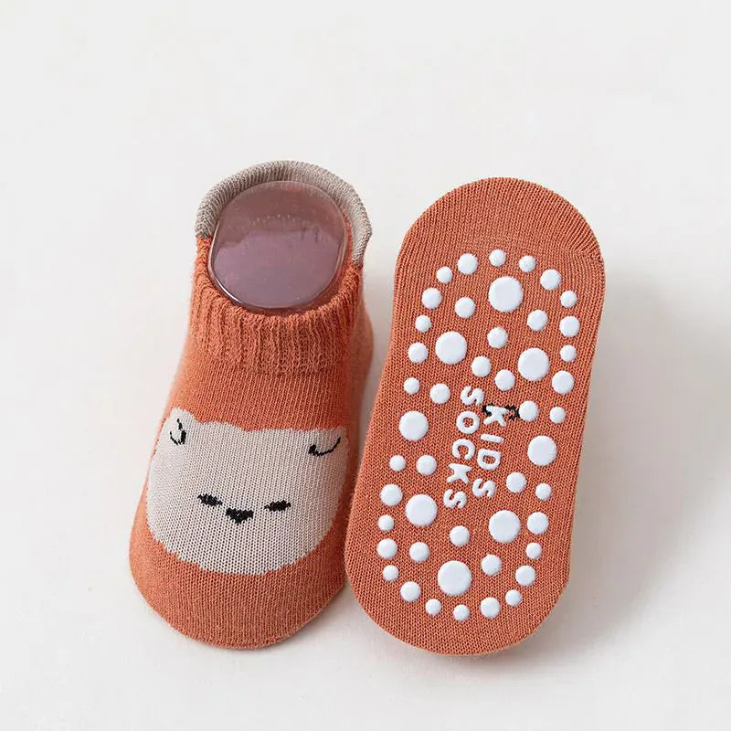 ベビー用靴下・タイツ ベビーキッズソックス 靴下6足セット ショートソックス 無地/アニマル【mh0006482】