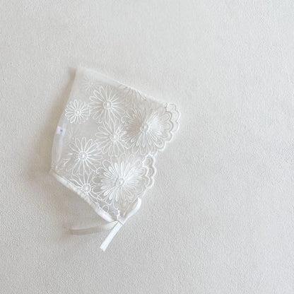 ベビー用帽子 8027hat5 / S 0-24M ベビー帽子 レース ボンネット ベビーハット ベビーアクセサリー【mh0004742】