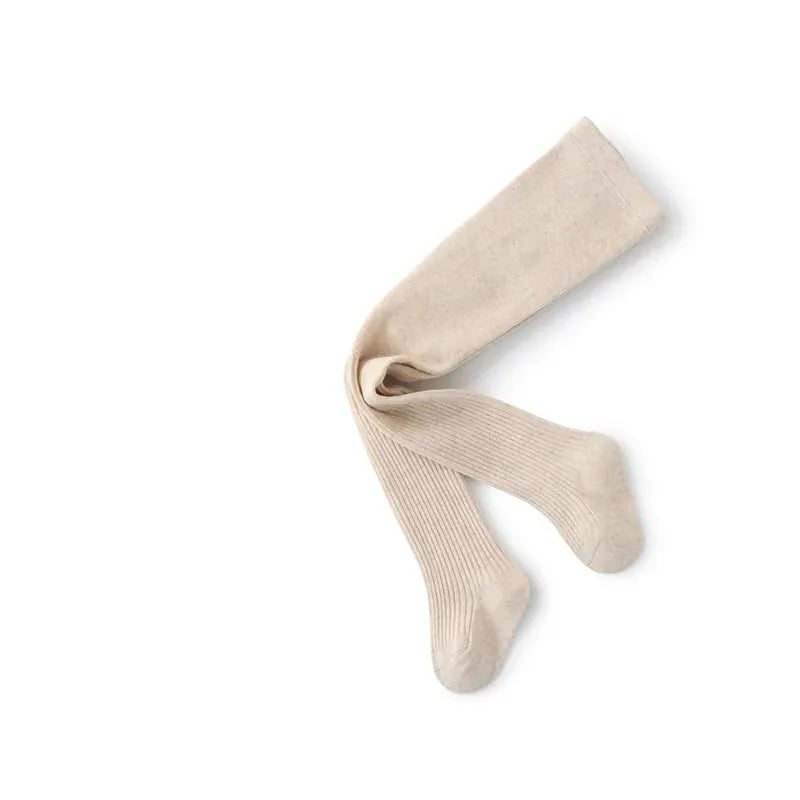 ベビー用靴下・タイツ Beige / 0-12m ベビーキッズタイツ 靴下 カラフルロングソックス【mh0007686】
