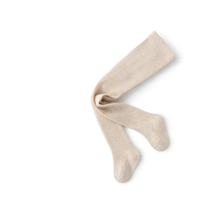 ベビー用靴下・タイツ Beige / 0-12m ベビーキッズタイツ 靴下 カラフルロングソックス【mh0007686】
