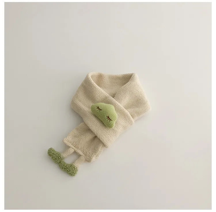 ネックウォーマー Beige / One Size(1-3y) ベビーマフラー 雲 クラウド 足つき ワンポイント スカーフ ユニセックス 男の子 女の子 子供服【mh0003312】