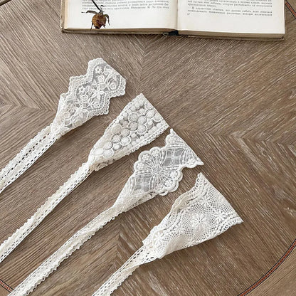 ヘアアクセサリー Beige / One Size ベビーアクセサリー 4本セット ヘアバンド ヘッドバンド ヘッドドレス レース【mh0004120】