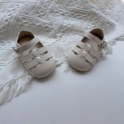 ベビー用靴 Beige / S Inner 11cm ベビーシューズ ストラップシューズ フラットシューズ ファーストシューズ グラディエーターサンダル 室内ばき 靴【mh0005364】