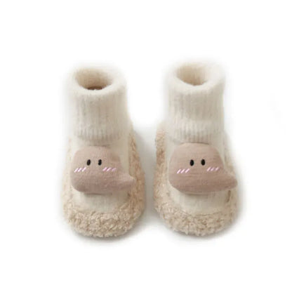 ベビー用靴下・タイツ Beige / S ベビーソックス ルームシューズ 靴下 室内靴【mh0001272】