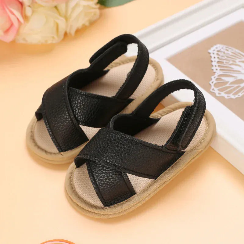 ベビー用靴 Black / 12cm ベビーシューズ サンダル ファーストシューズ 靴【mh0005697】