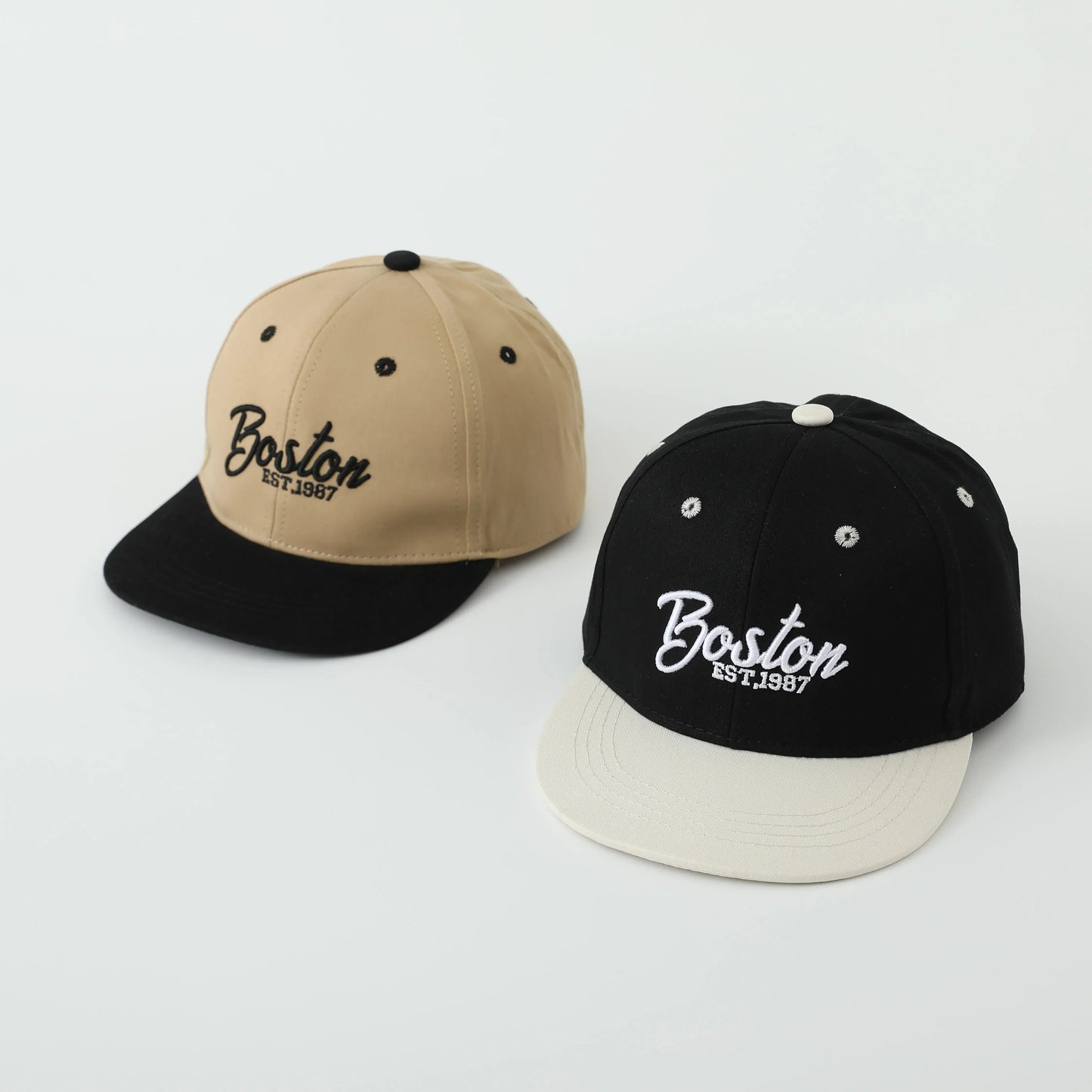 ベビー用帽子 キッズ帽子 キャップ 野球帽 刺繍ロゴ BOSTON【mh0006374】