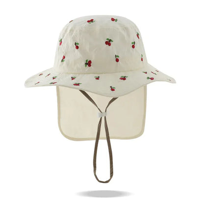 ベビー用帽子 C / 46-52cm ☺︎ ベビーキッズ帽子 サンハット 日焼け止め プール バケットハット フラップキャップ