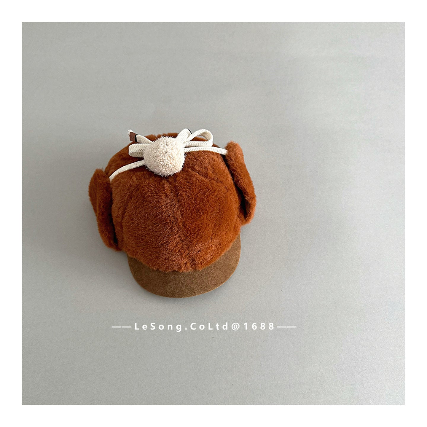 ベビー用帽子 Caramel / One Size キッズ帽子 フライトハット ボアフリース レオパード ウシャンカ【mh0011797】