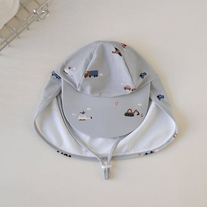 ベビー用帽子 cars / S (1-4y) ベビーキッズ帽子 プール帽 水遊び 日除け帽子 サンハット スイムキャップ【mh0005027】