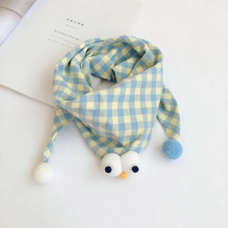 ネックウォーマー color 1 / One Size キッズマフラー チェック スカーフ マフラー ユニセックス 男の子 女の子 子供服【mh0003136】