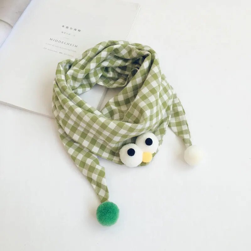 ネックウォーマー color 4 / One Size キッズマフラー チェック スカーフ マフラー ユニセックス 男の子 女の子 子供服【mh0003136】