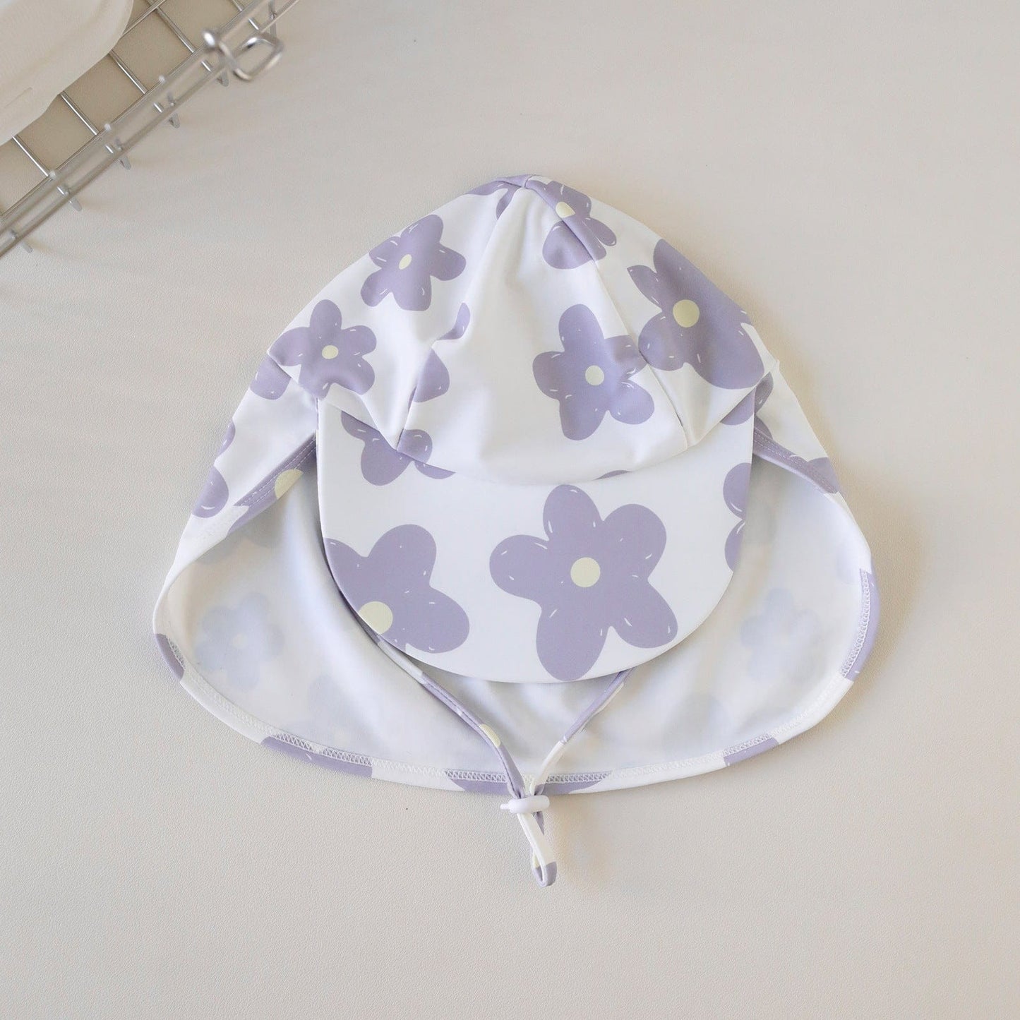 ベビー用帽子 five-petal flower / S (1-4y) ベビーキッズ帽子 プール帽 水遊び 日除け帽子 サンハット スイムキャップ【mh0005027】