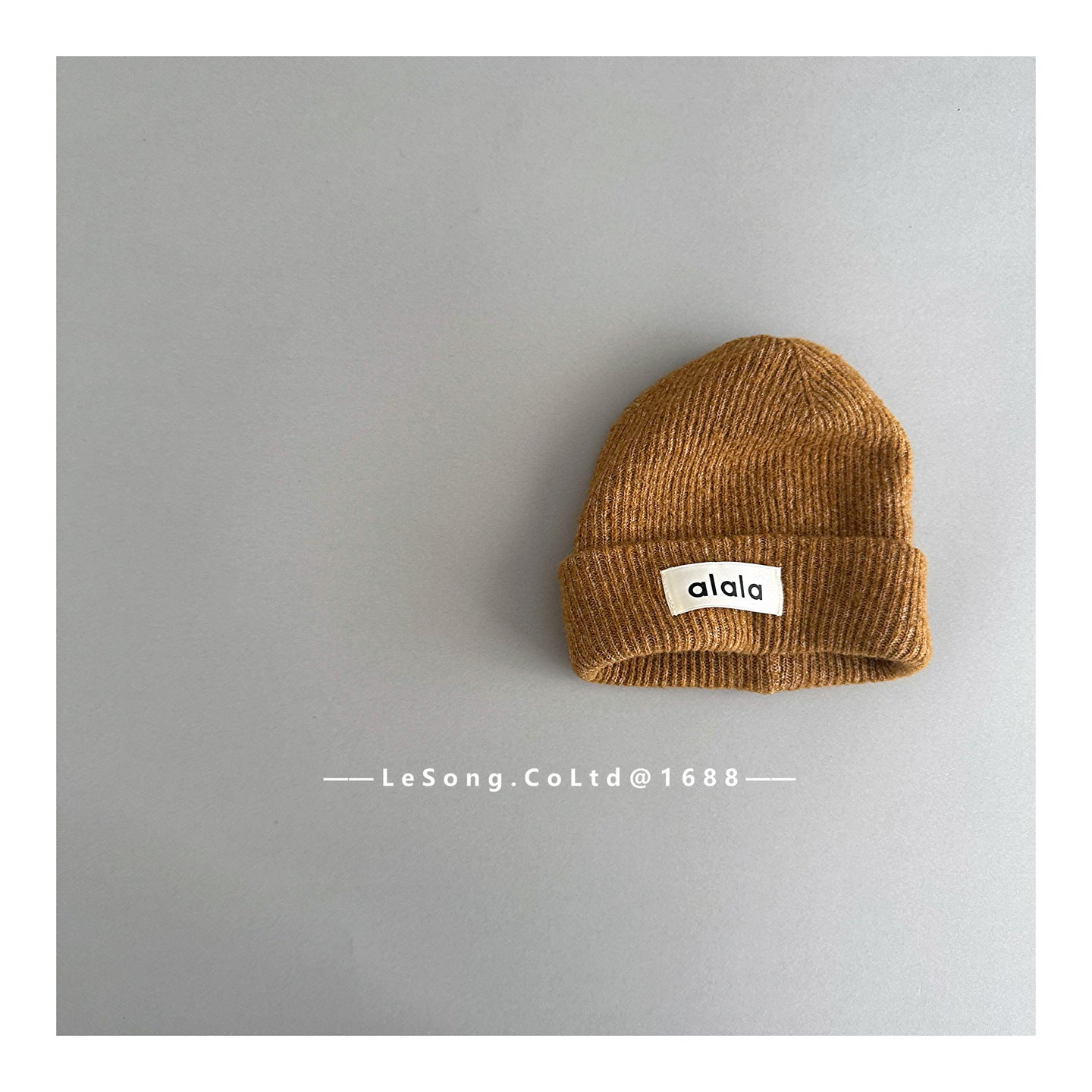 ベビー用帽子 Ginger / One Size キッズ帽子 ロゴタグ ニットキャップ シンプル ビーニー【mh0011815】