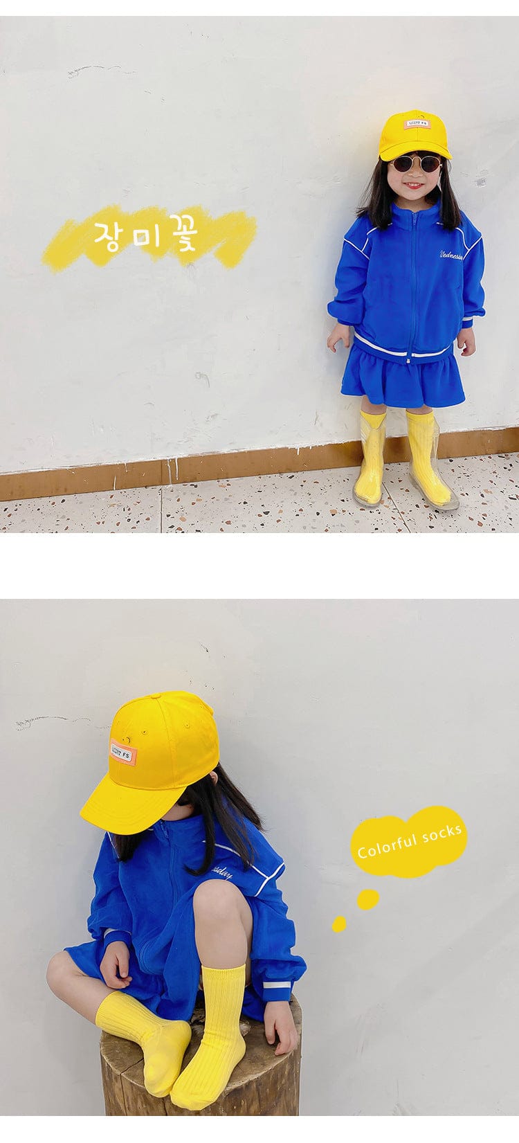 ベビー用靴下・タイツ Girls Z329 A / 3-5Y M 【国内発送・送料無料】キッズソックス 靴下4足セット パステルカラー ショートソックス Mサイズ