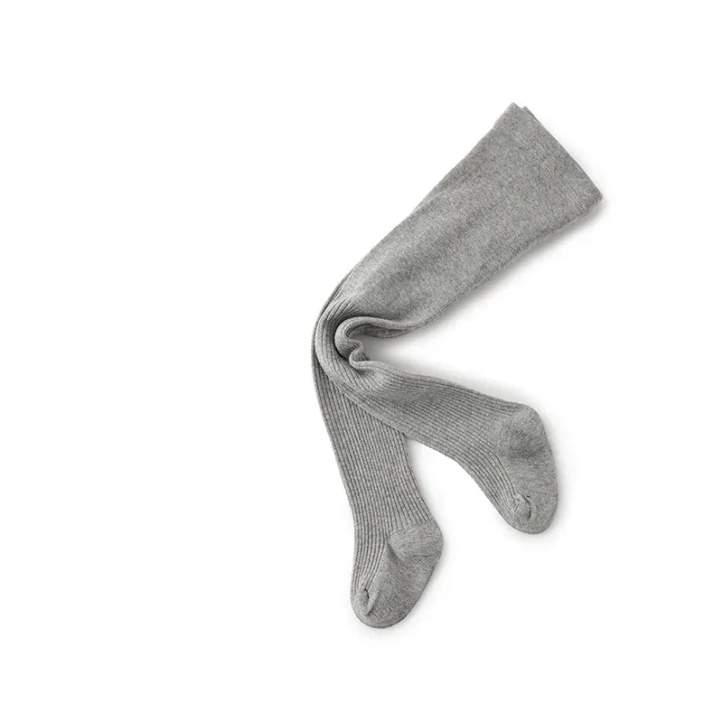 ベビー用靴下・タイツ Grey / 0-12m ベビーキッズタイツ 靴下 カラフルロングソックス【mh0007686】