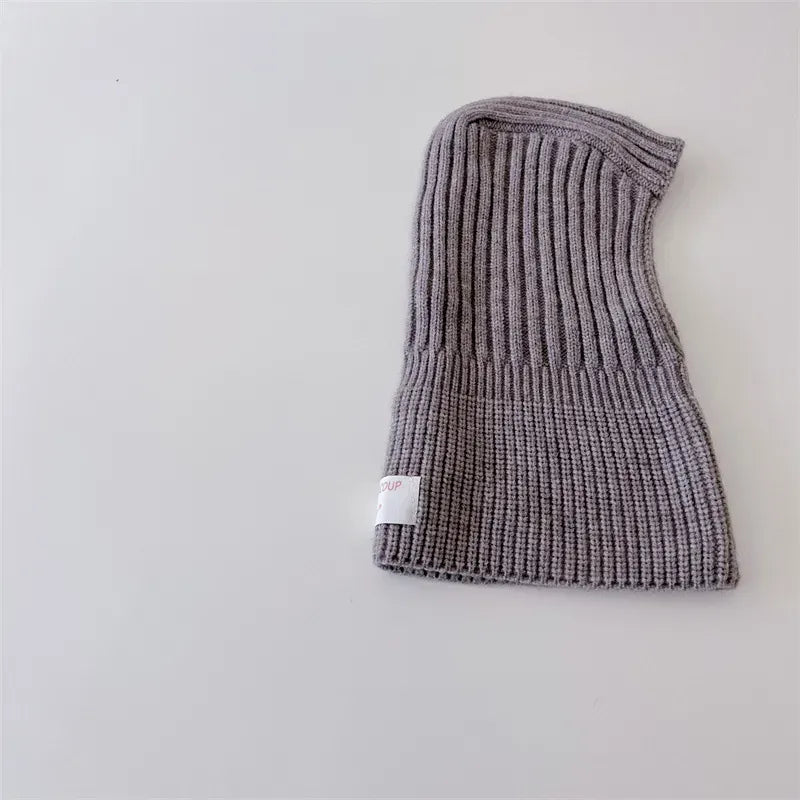 ベビー用帽子 Grey / One Size キッズネックウォーマー フーディ 帽子【mh0003453】