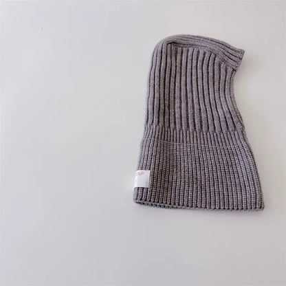 ベビー用帽子 Grey / One Size キッズネックウォーマー フーディ 帽子【mh0003453】