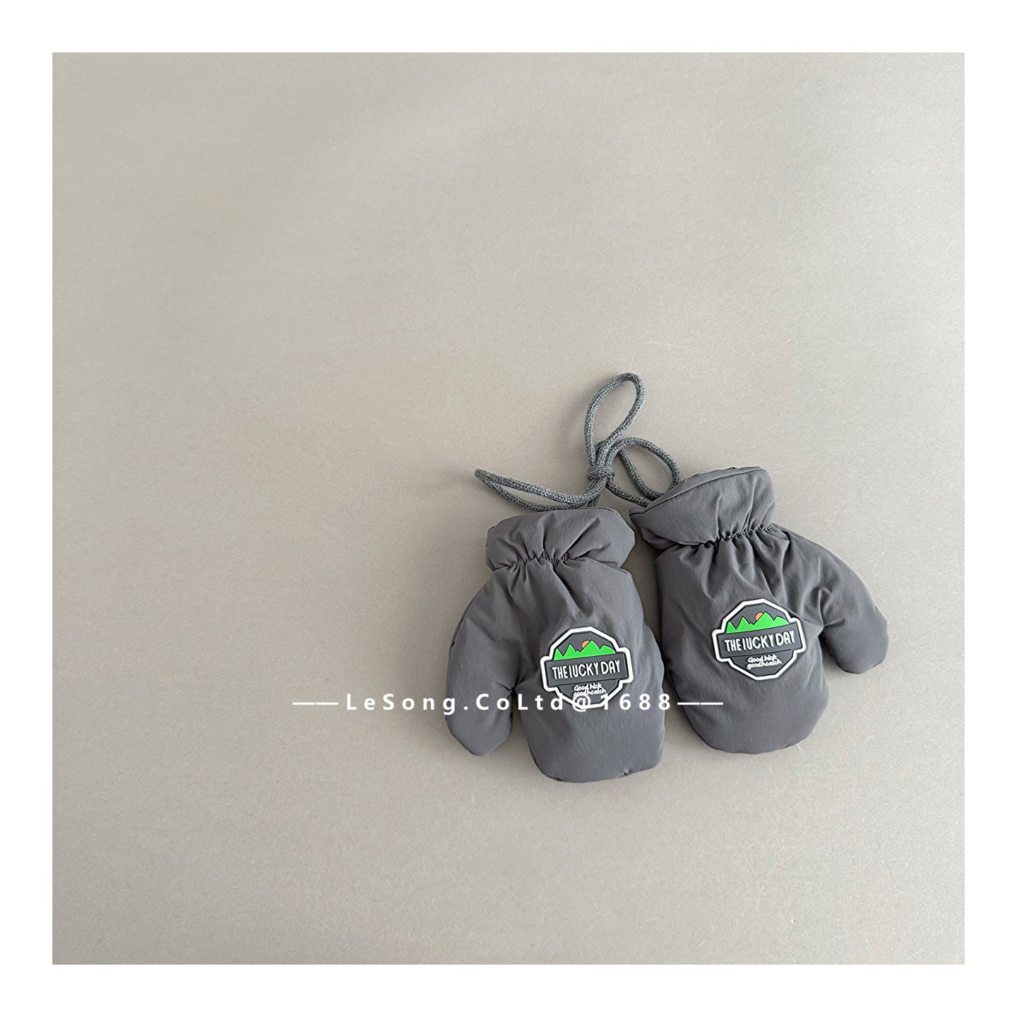 ベビーキッズその他アクセサリー Grey / One Size キッズ手袋 ミトン 指なし スキー グローブ【mh0011821】