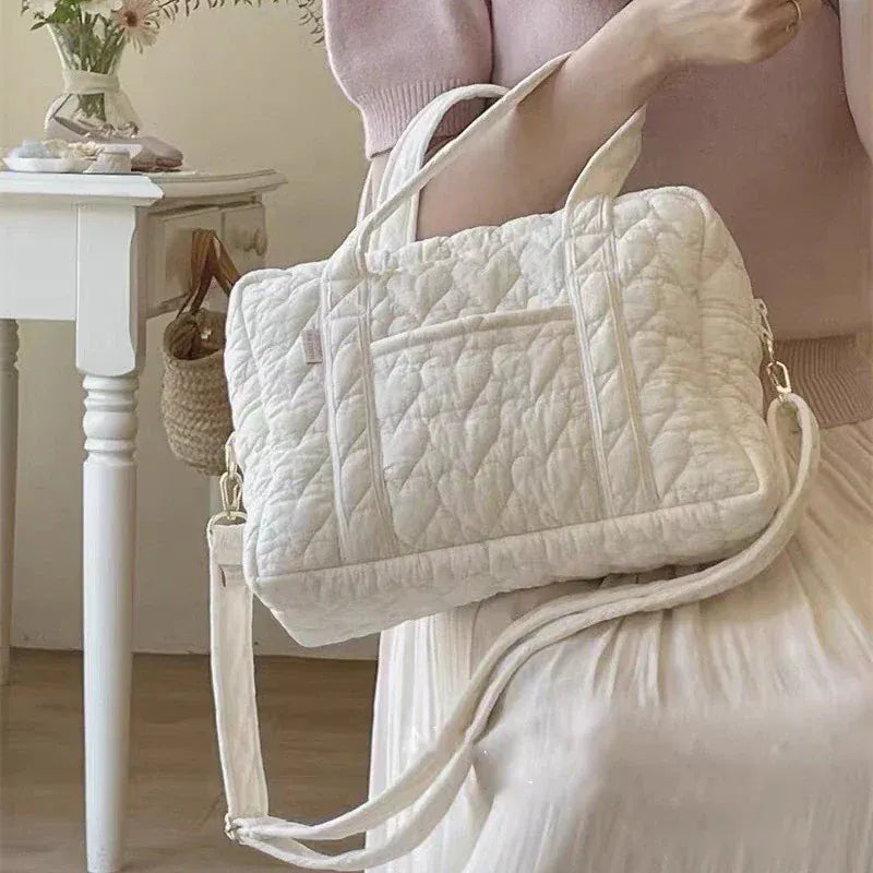 マザーズバッグ Heart キルティングバッグ ハートステッチ マザーズバッグ ショルダーバッグ 鞄【mh0006483】