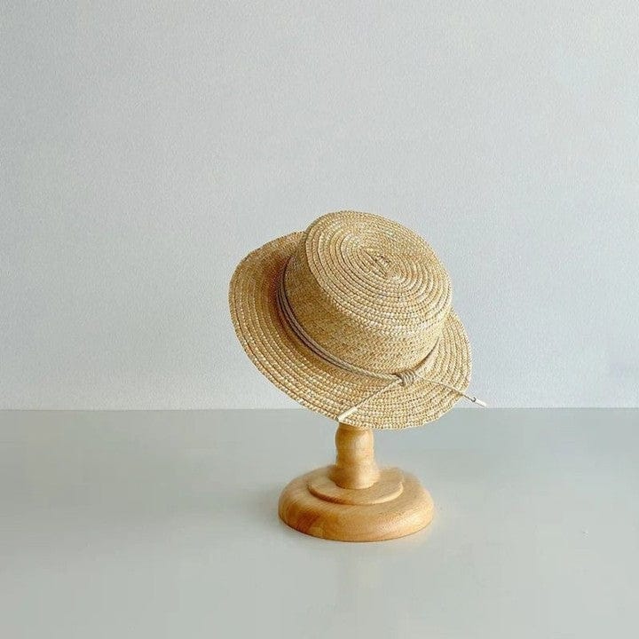 ベビー用帽子 Khaki / One Size キッズ帽子 麦わら帽子 カンカン帽 ストローハット【mh0005659】