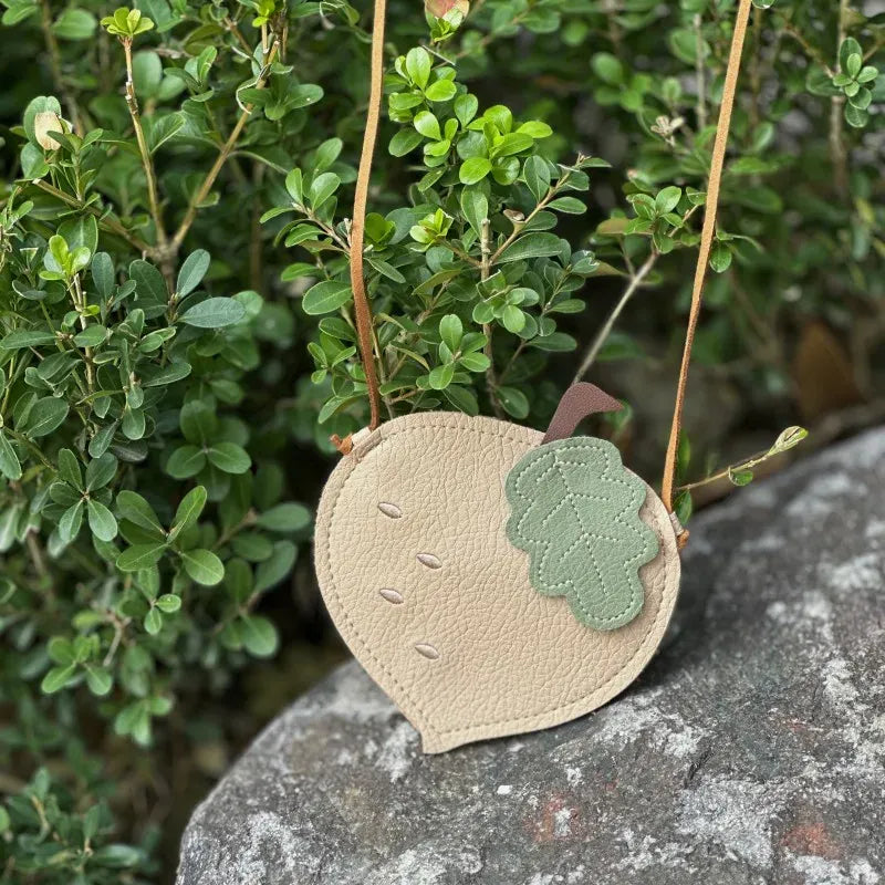 メッセンジャーバッグ khaki-radish ベビーキッズポシェット フルーツ型 メッセンジャーバッグ アクセサリー 鞄【mh0005861】