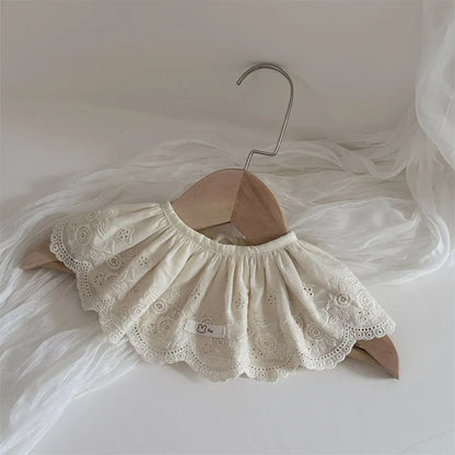 ショール lace1 / One Size ベビーアクセサリー レースフリルつけ襟スタイビブ【mh0008351】