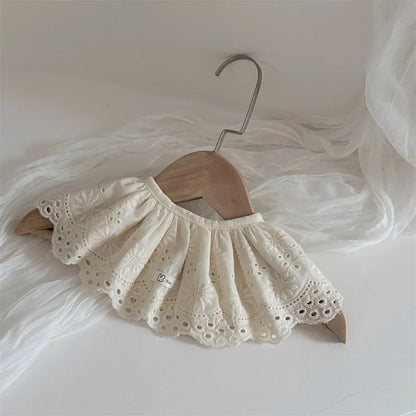 ショール lace1 / One Size ベビーアクセサリー レースフリルつけ襟スタイビブ【mh0008351】