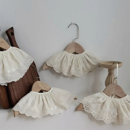 ショール lace1 / One Size ベビーアクセサリー レースフリルつけ襟スタイビブ【mh0008351】