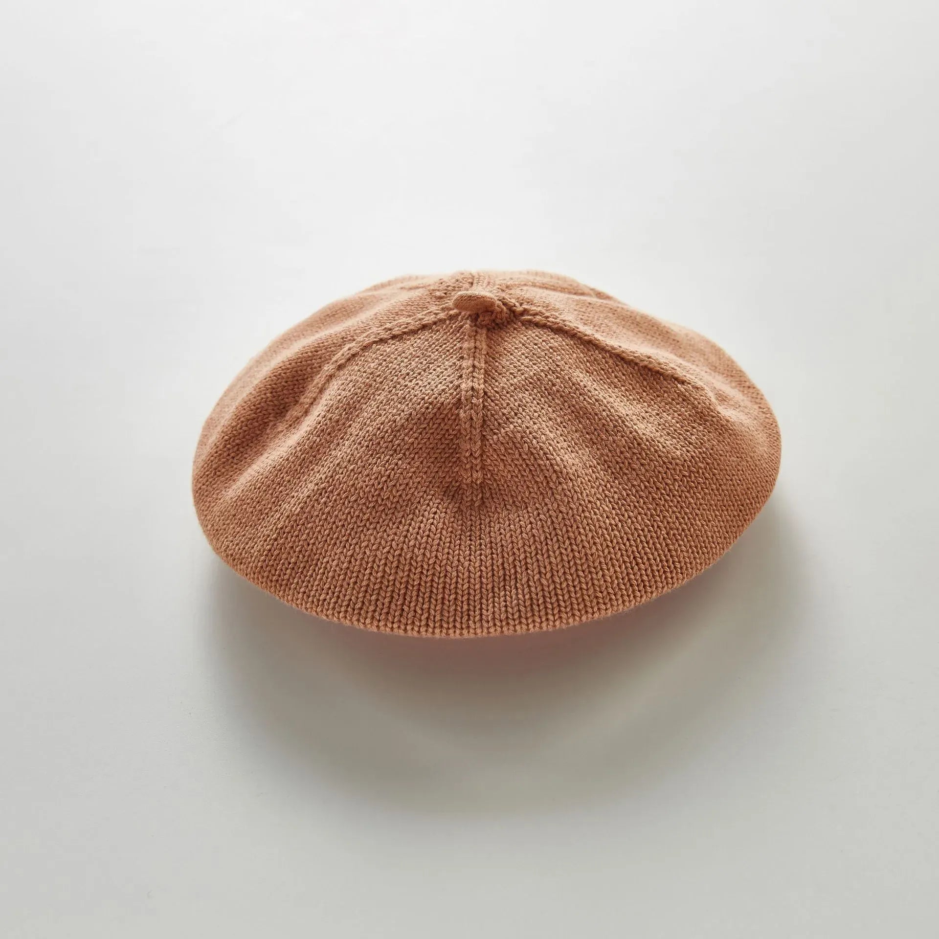 ベビー用帽子 light brown / One Size 1-3Y ベビー帽子 ベレー帽 ニット帽 パンプキンハット ファッションアクセサリー 8カラー