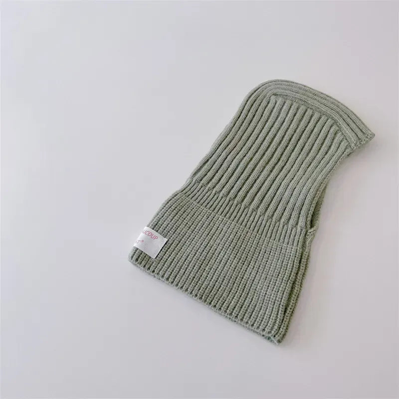 ベビー用帽子 Light Green / One Size キッズネックウォーマー フーディ 帽子【mh0003453】