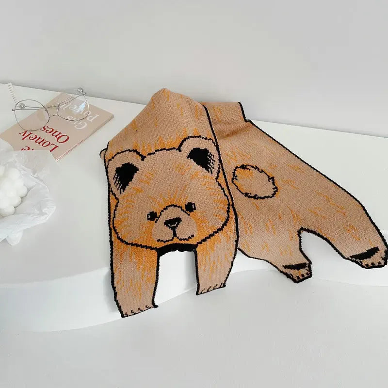 ネックウォーマー キッズ アニマル ショール マフラー【mh0000114】