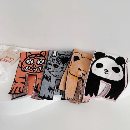 ネックウォーマー キッズ アニマル ショール マフラー【mh0000114】