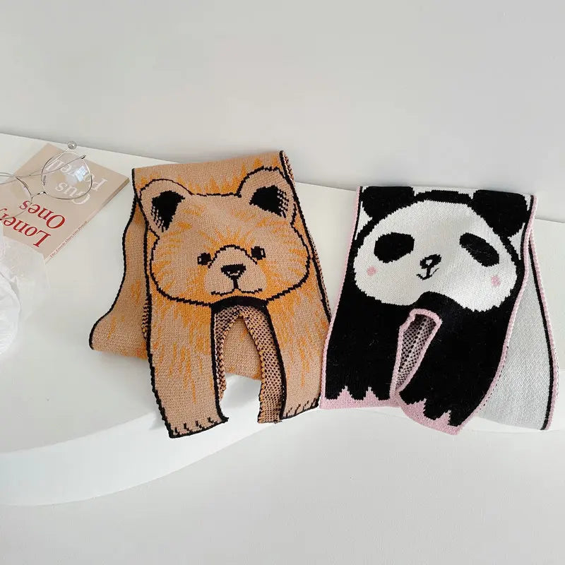 ネックウォーマー キッズ アニマル ショール マフラー【mh0000114】