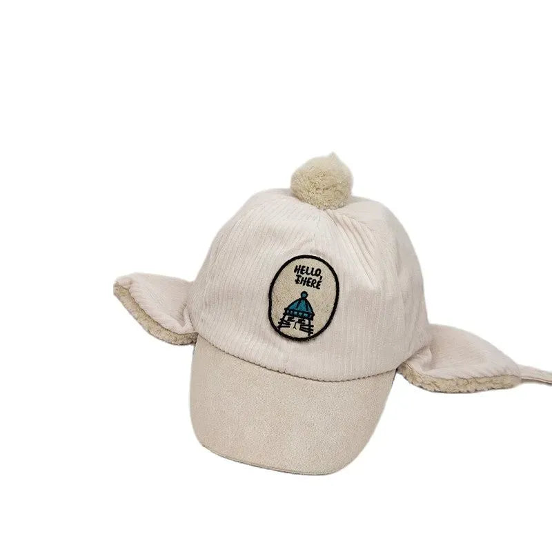 ベビー用帽子 ベビー キッズ ボア 耳あて付き キャップ 帽子【mh0003502】