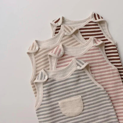 スリーパー ベビースリーパー ボーダー 寝袋 パジャマ【mh0003540】