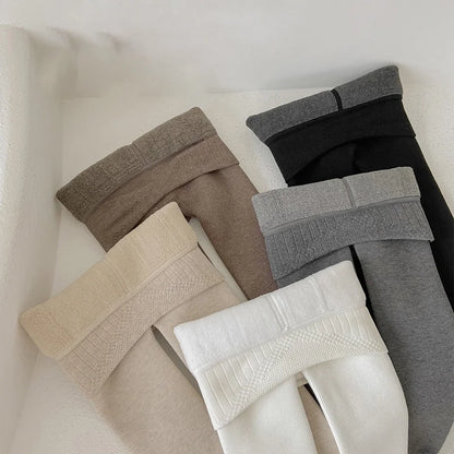 ベビー用靴下・タイツ キッズタイツ トレンカ レギンス 裏起毛 防寒【mh0004096】