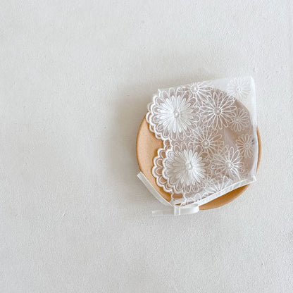 ベビー用帽子 ベビー帽子 レース ボンネット ベビーハット ベビーアクセサリー【mh0004742】