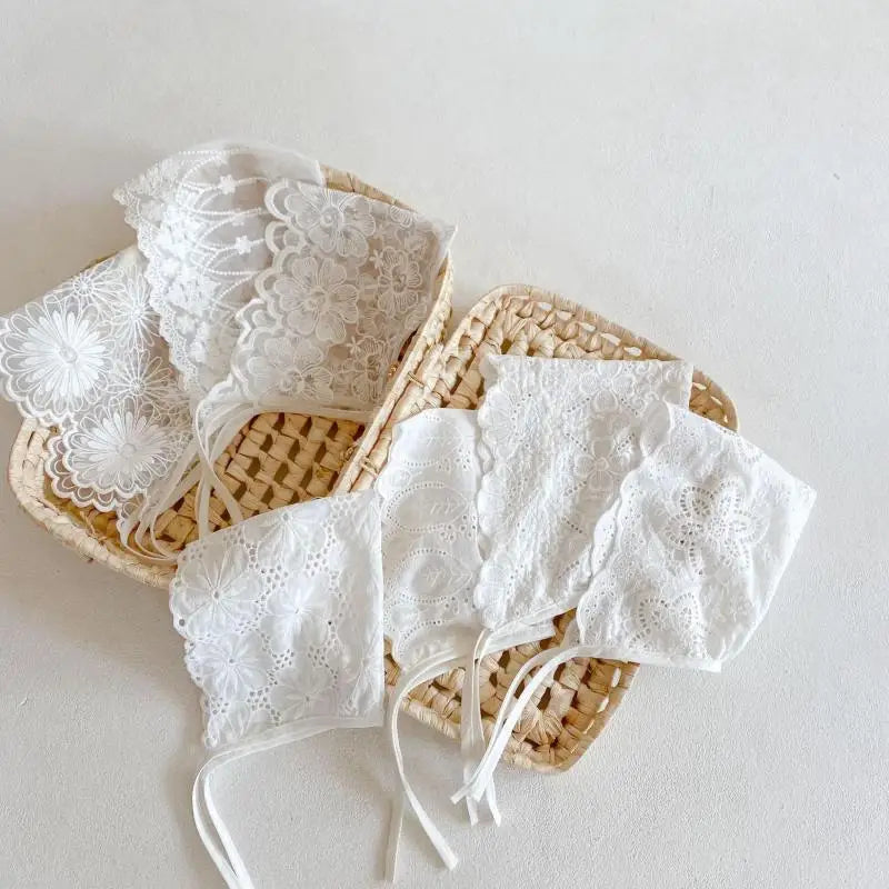 ベビー用帽子 ベビー帽子 レース ボンネット ベビーハット ベビーアクセサリー【mh0004742】