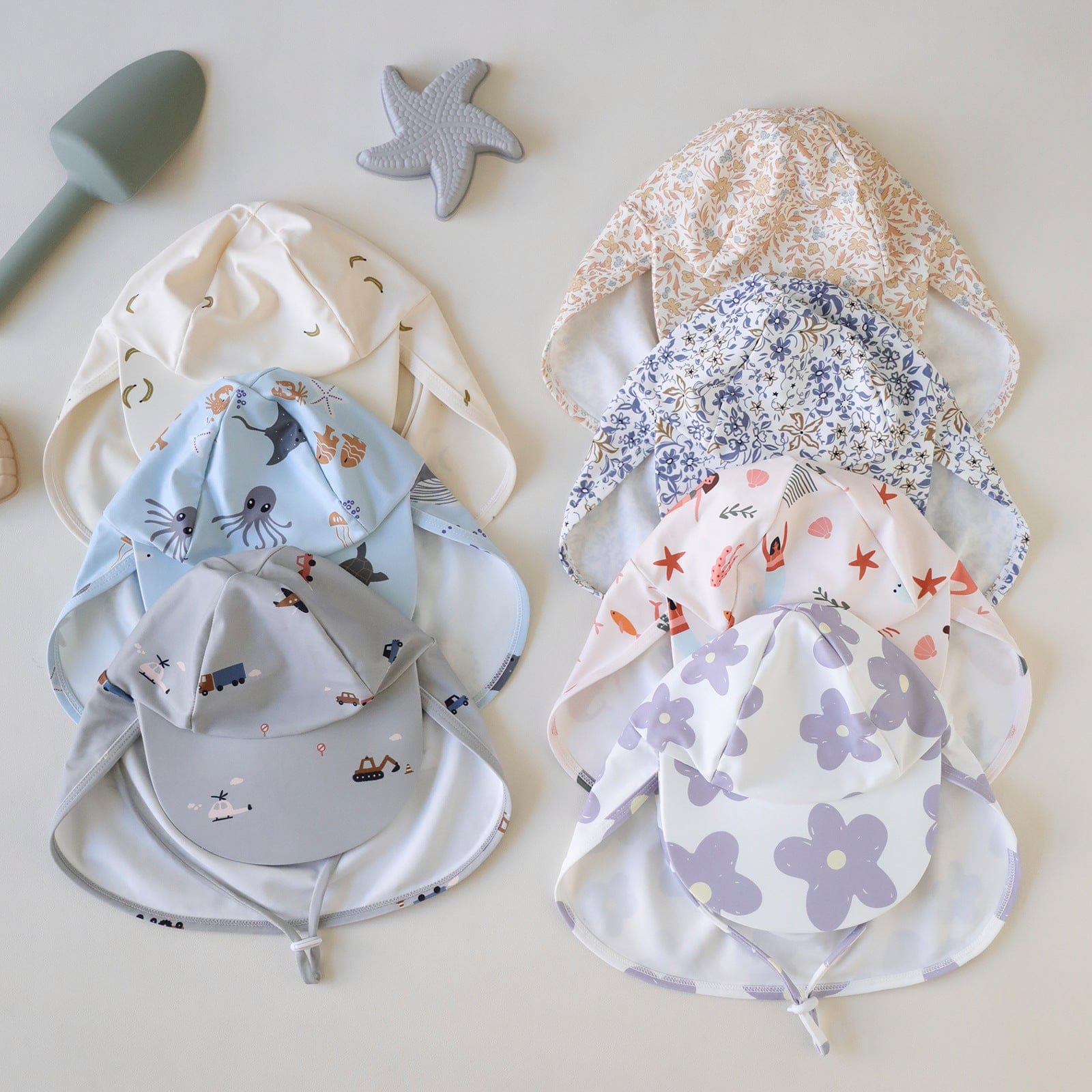 ベビー用帽子 ベビーキッズ帽子 プール帽 水遊び 日除け帽子 サンハット スイムキャップ【mh0005027】