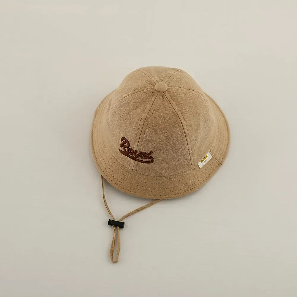 ベビー用帽子 キッズ帽子 バケットハット フィッシャーマンハット レターロゴ刺繍【mh0005081】