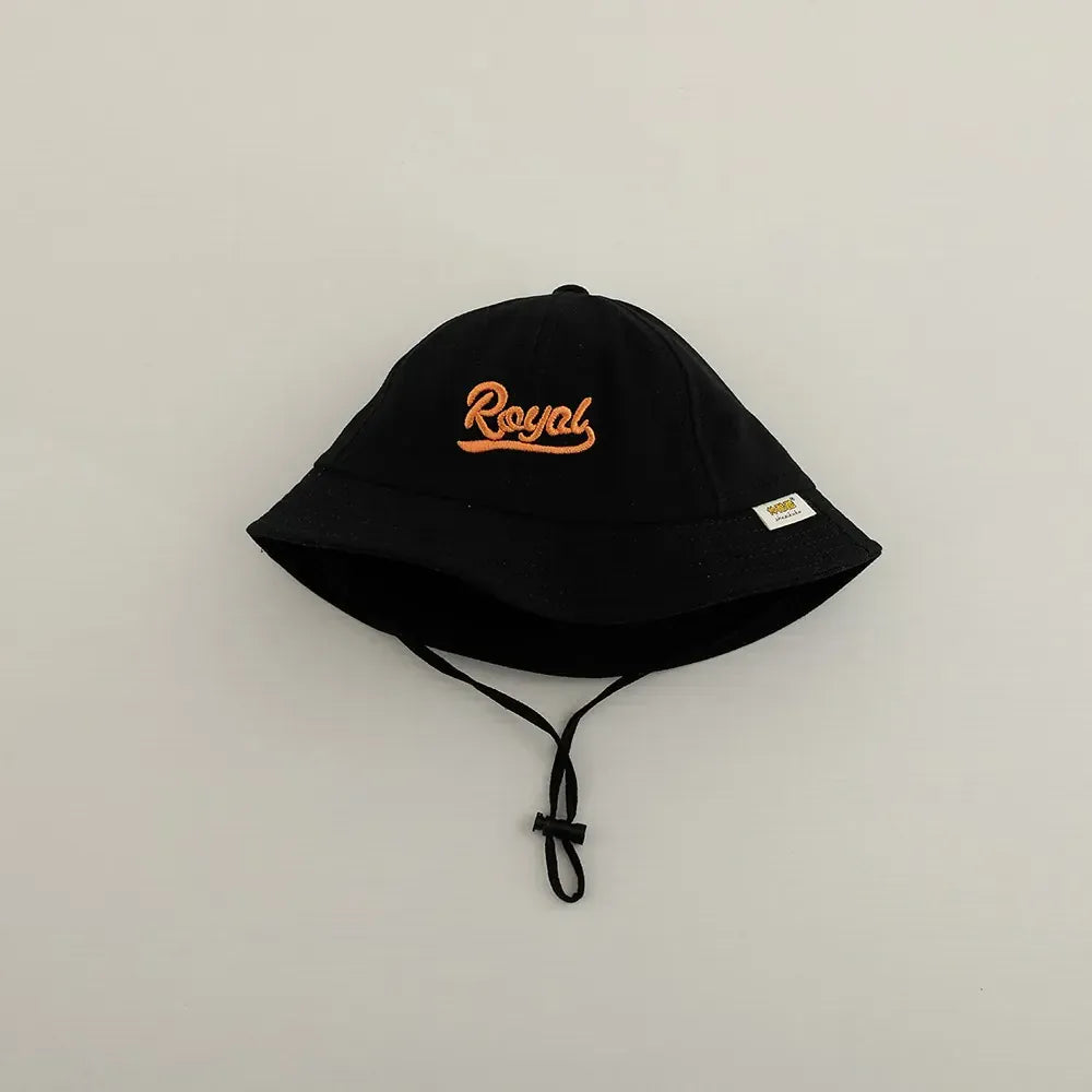 ベビー用帽子 キッズ帽子 バケットハット フィッシャーマンハット レターロゴ刺繍【mh0005081】