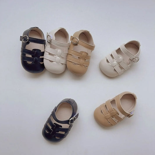 ベビー用靴 ベビーシューズ ストラップシューズ フラットシューズ ファーストシューズ グラディエーターサンダル 室内ばき 靴【mh0005364】