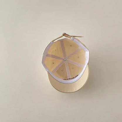 ベビー用帽子 ベビー帽子 キャップ 野球帽 レターロゴ刺繍 ハット【mh0005447】