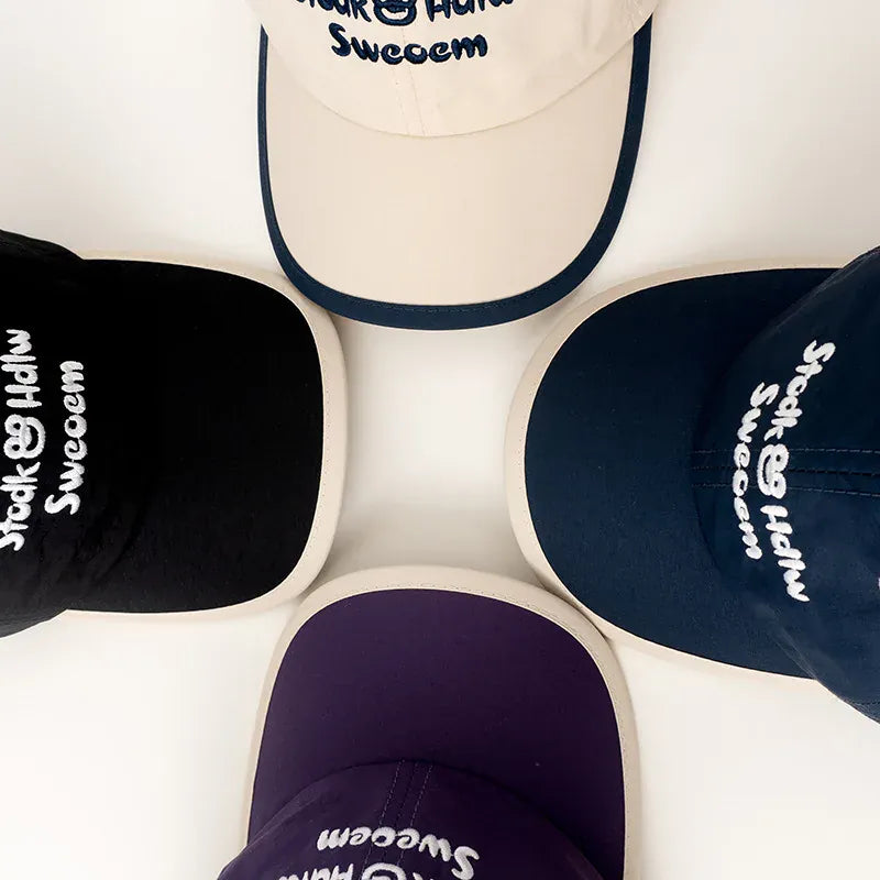 ベビー用帽子 キッズキャップ 刺繍入り カエル ベースボールキャップ 調節可能 速乾【mh0005554】